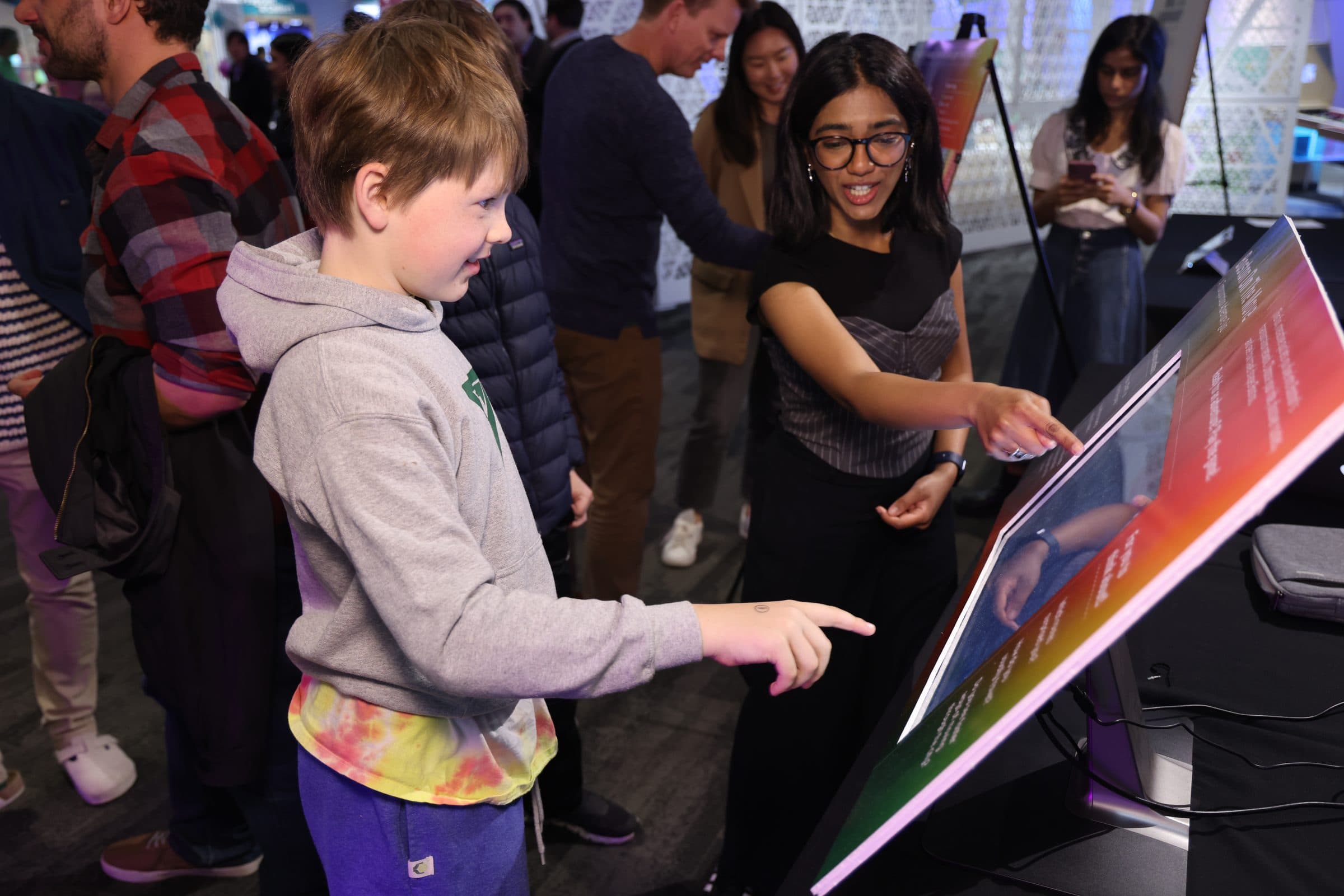 Interactive climate data visualization at Museum of Science